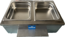 Temperador de chocolate 2 recipientes de 6 lts aut.(60x40)