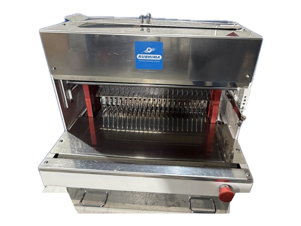 MO326 · Cortadora de pan de sobremesa trifásica 43 cm paso 18