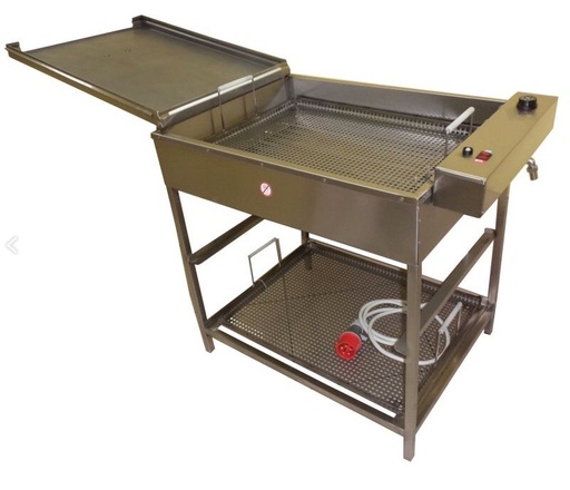 [00FR025P] Freidora eléctrica con pie  25 lts